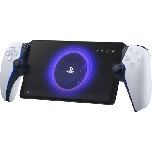 PlayStation - White / Black - Left perspective shot