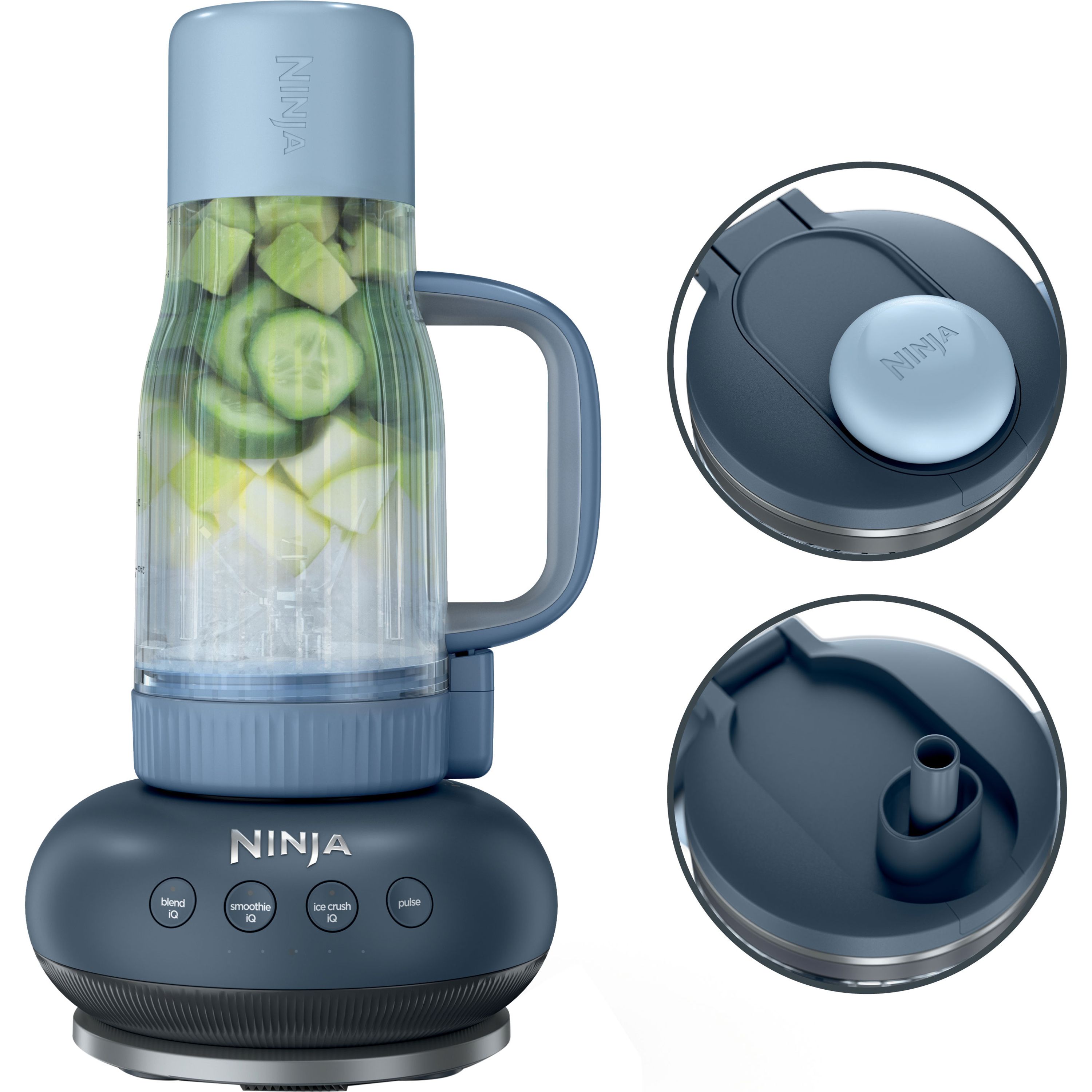 Ninja BlendBoss DB351UKCY - Tabletop Blender - 710ml - Grey - 1100W