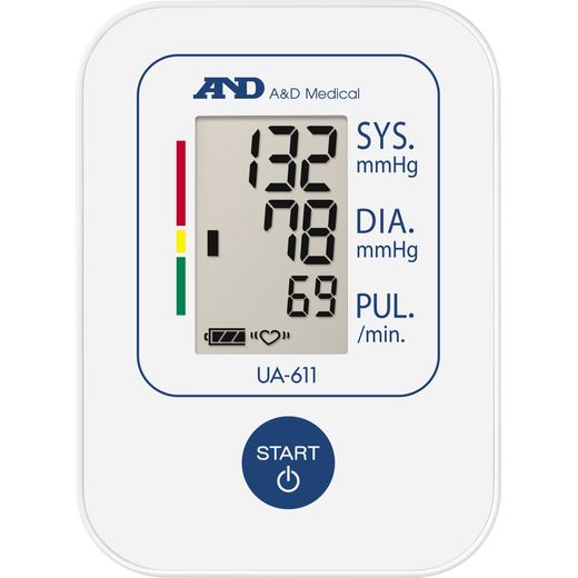 A&D Medical UA-611 Blood Pressure Monitor - Top view