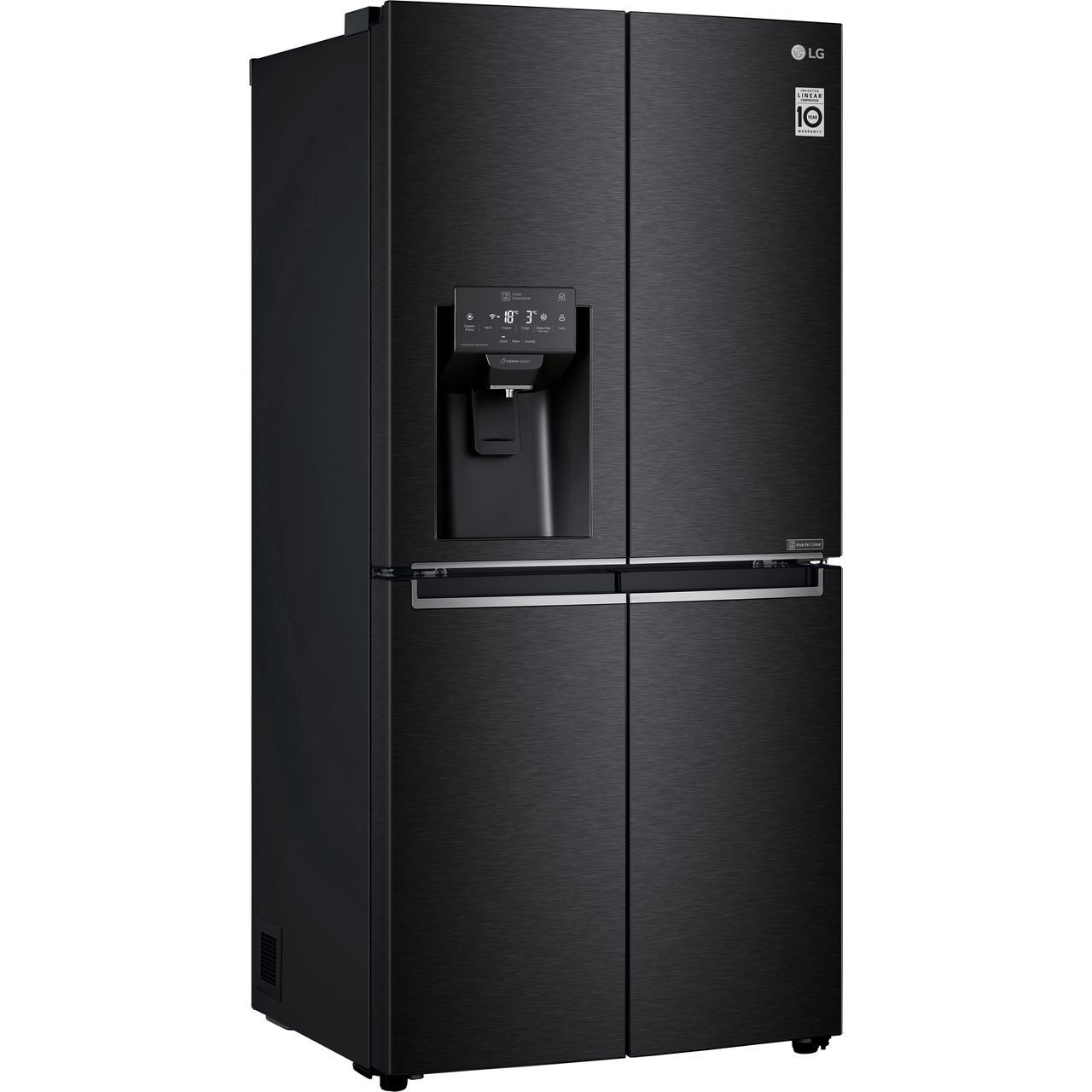 Matte black deals fridge freezer