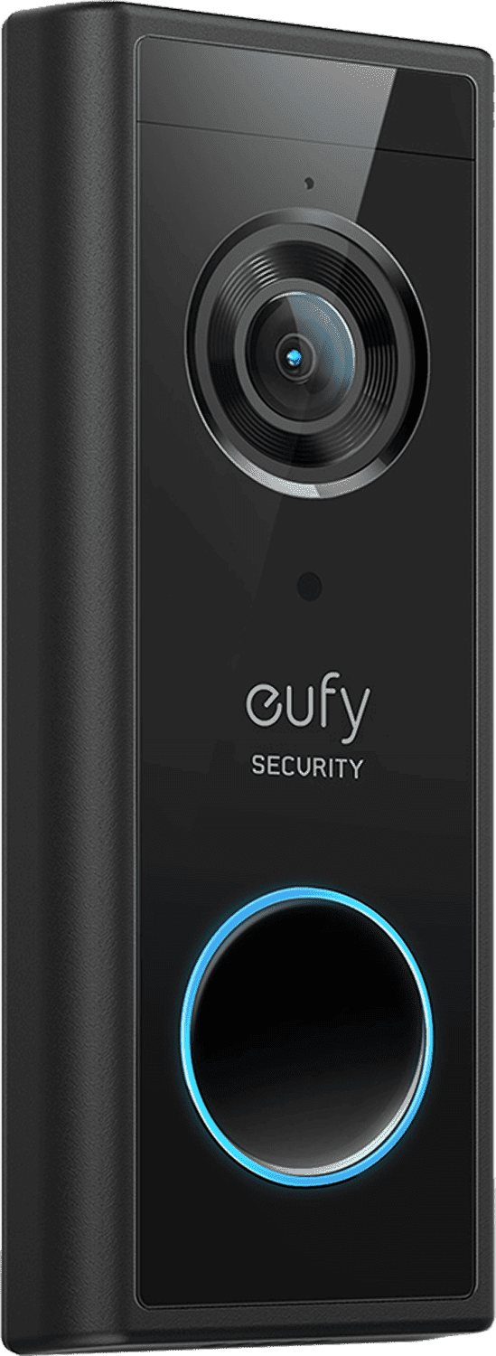 Eufy 2K Video Doorbell add on Smart Doorbell 2K - Black, Black