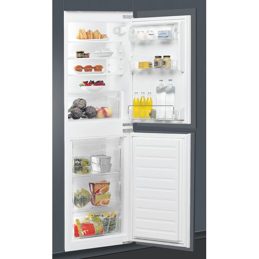 Whirlpool ART4550SF1 Integrated 50/50 Frost Free Fridge Freezer with Sliding Door Fixing Kit - White - F Rated