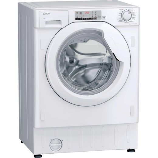 Candy CBW28D4WM5J-80 Integrated 8kg Washing Machine with 1200 rpm - White - Right perspective shot