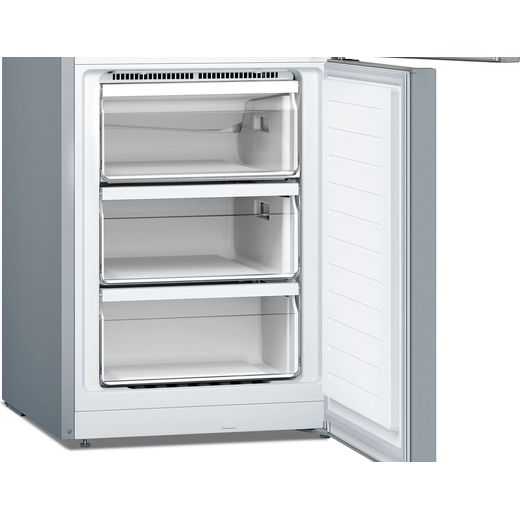 Bosch Series 2 50/50 Fridge Freezer - Stainless Steel look - Front freezer shot