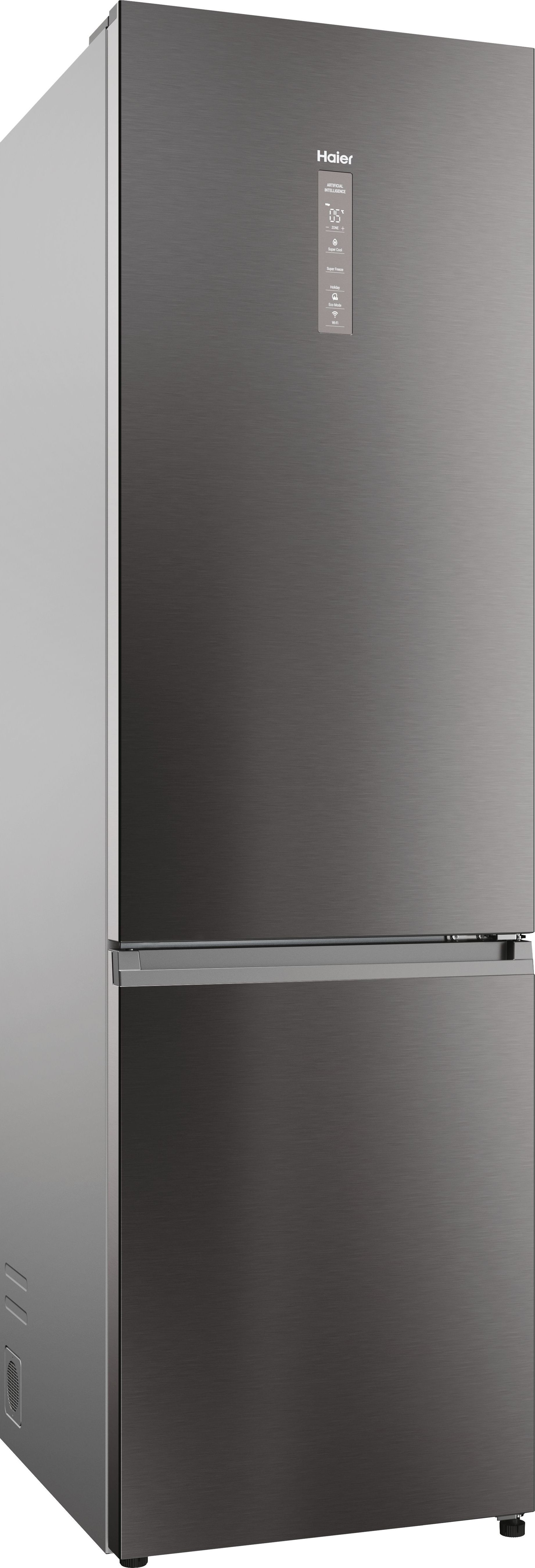 Haier HDPW5620ANPD Fridge Freezer - Stainless Steel - Total No Frost
