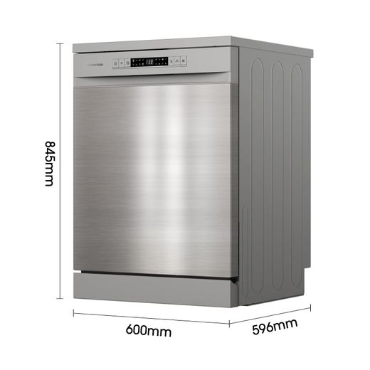 Hisense Standard Dishwasher - Stainless Steel - Dimensions