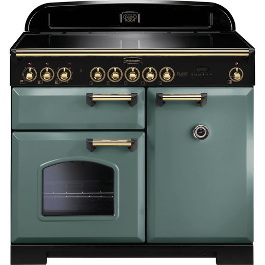 Rangemaster, range cooker Mineral Green / Brass CDL100EIMG/B_MGB