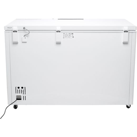 Haier HCE420EK Chest Freezer - White - Back shot