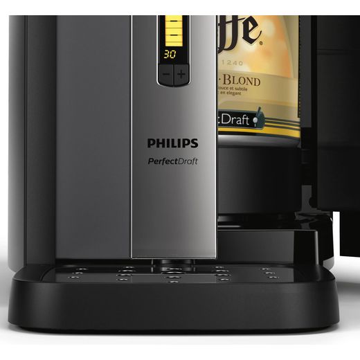 PerfectDraft Draft Beer Dispenser - Black - close up bottom shot