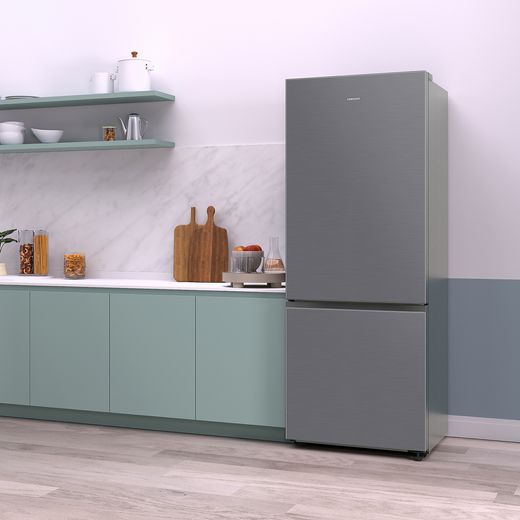 Samsung Total No Frost Fridge Freezer - Silver - Fridge freezer in kitchen