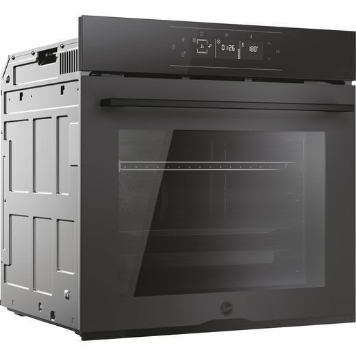 Hoover Built In Electric Single Oven - Black - Right perspective shot 