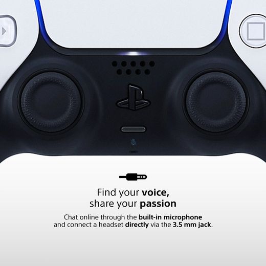 PlayStation DualSense™ For PlayStation 5 - White - Annotation - Find your voice