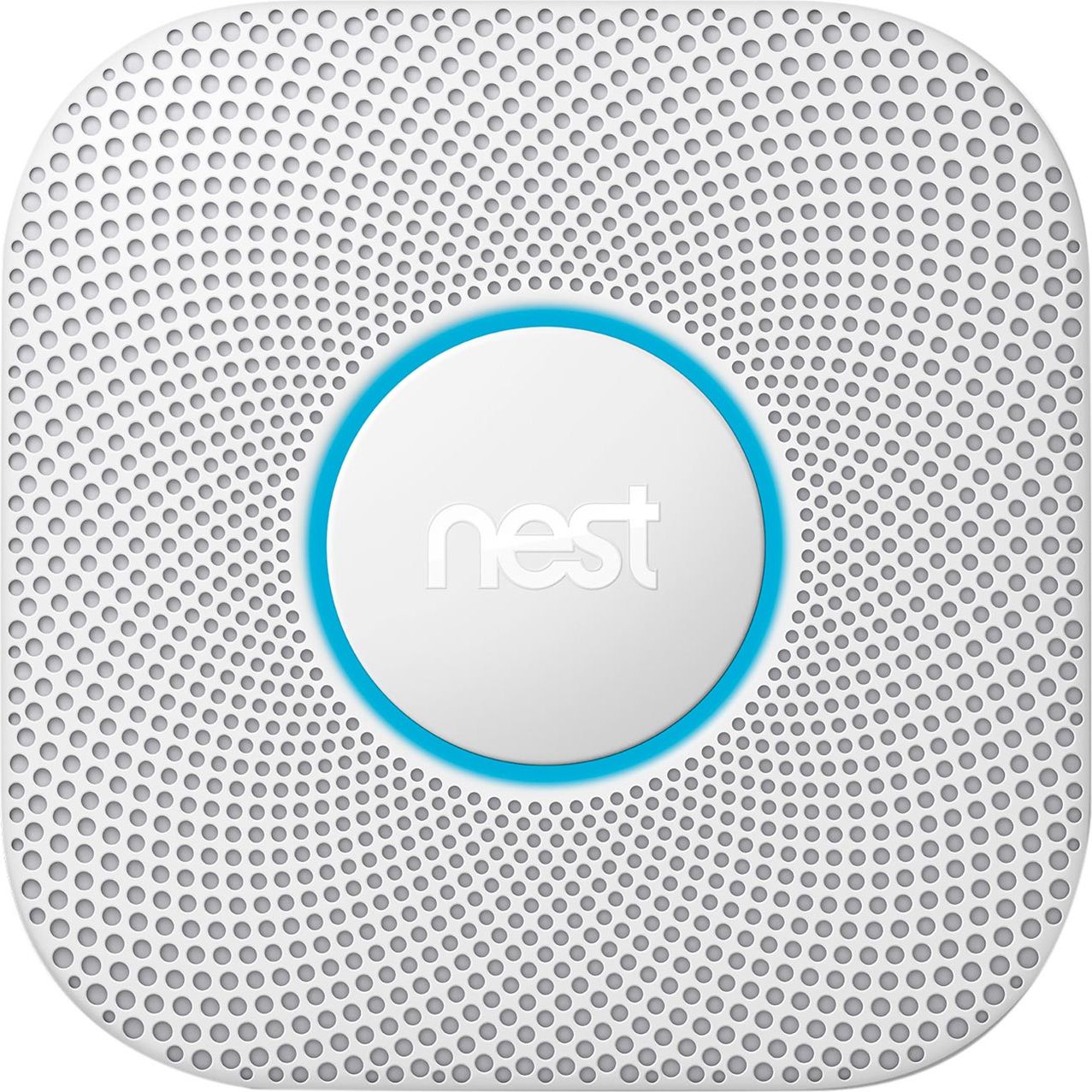 Google Nest Protect Smart Smoke And CO2 Alarm - Mains Powered, White