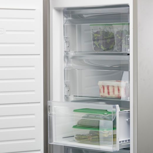 Smeg Frost Free Upright Freezer - Silver