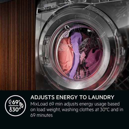 AEG 7000 ProSteam® LFSR7414U6UD 10kg Washing Machine with 1400 rpm - Dark Silver - Annotation - Adjust energy shot