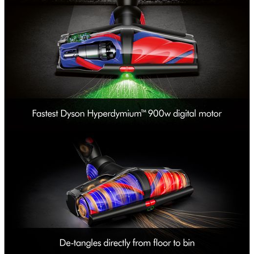 Dyson V16 Piston Animal™ Submarine™ Wet & Dry Cordless Vacuum Cleaner - Black / Copper - Annotation - floor head shot