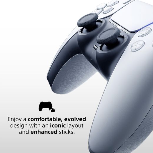 PlayStation DualSense™ For PlayStation 5 - White - Annotation - Comfortable evolved design