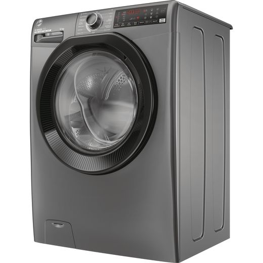 Hoover 31020227 H3WPS4126TAMBR80 12kg Washing Machine with 1400 rpm - Anthracite - Left perspective shot