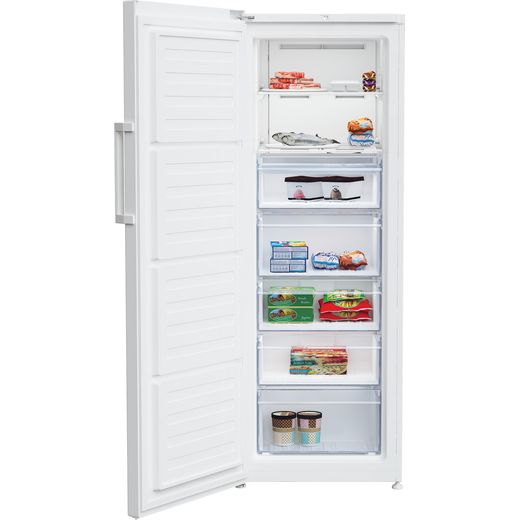 Beko Frost Free Upright Freezer - White - Door open