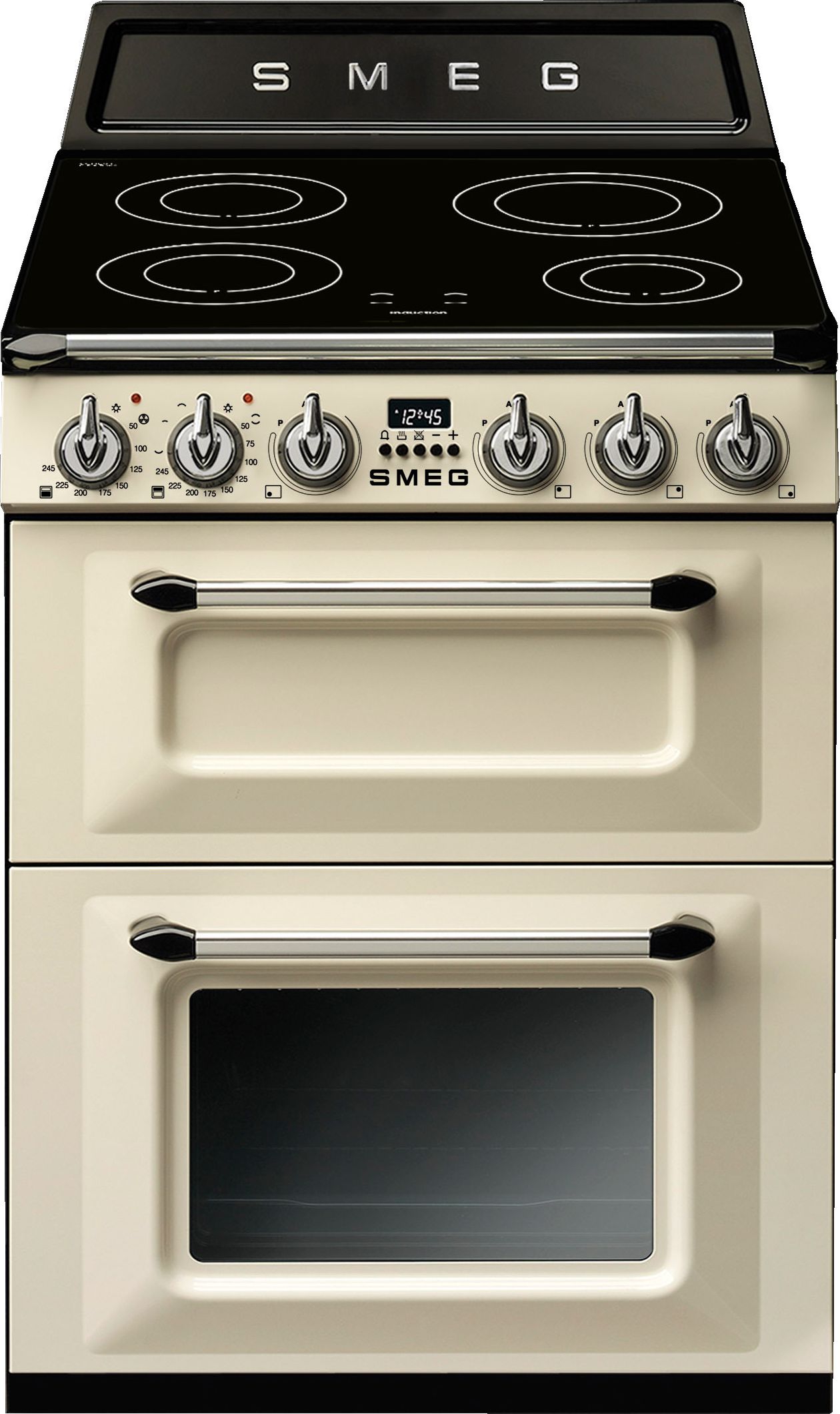 Smeg Victoria TR62IP2 60cm Electric Cooker with Induction Hob - Cream - A/A Rated, Cream