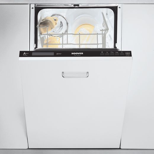 Hoover HDI2D949/E Fully Integrated Slimline Dishwasher - Black Control Panel - E Rated