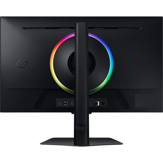 Samsung Odyssey G70D 27" 4K Ultra HD 144Hz Monitor with FreeSync™ Premium - Black - back shot