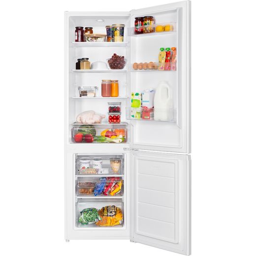 Russell Hobbs RH180FF552E1W 180cm 70/30 Fridge Freezer with Door-on-door - White - Front with door open shot