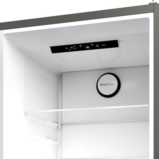 Beko HarvestFresh™ Fridge Freezer - Graphite - Close up inside shot