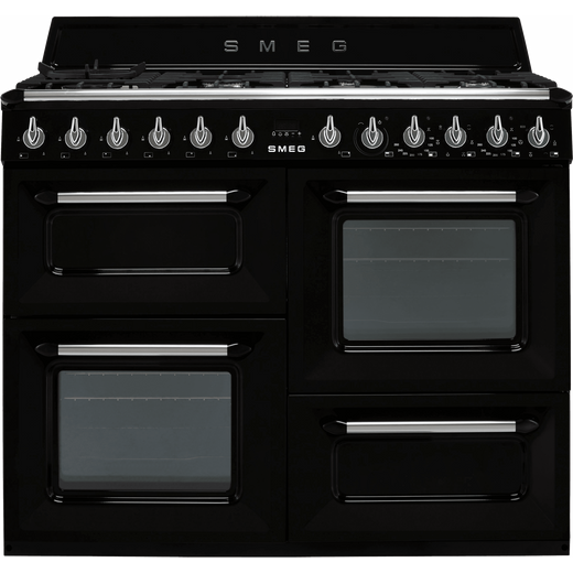 Smeg Victoria dual fuel range cooker TR4110BL1_BK