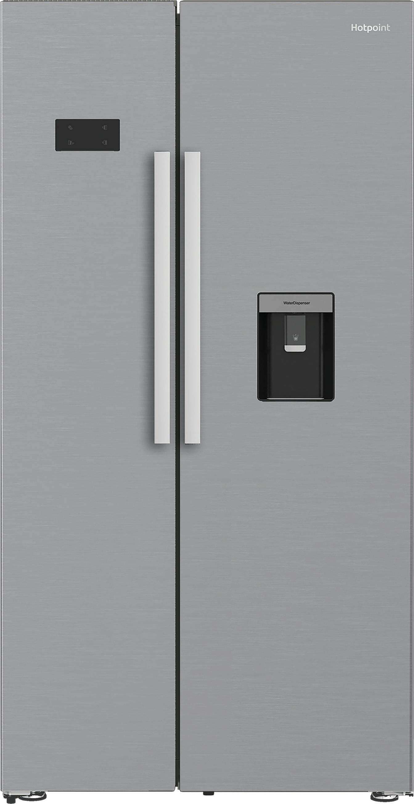 Hotpoint American Fridge Freezer - Total No Frost - FreshShield Drawer - Water Dispenser - Silver