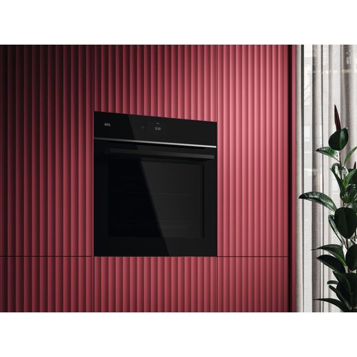 AEG 7000 MealAssist TE7PB731AB Built In Electric Single Oven with Pyrolytic Cleaning - Black - Oven in kitchen