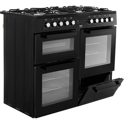 Beko KDVF100K 100cm Dual Fuel Range Cooker - Black