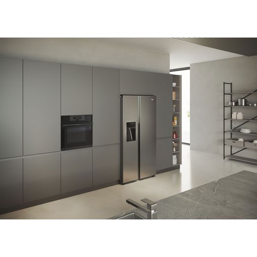 Haier SBS 90 Series 5 American Fridge Freezer - Stainless Steel - Fridge freezer in kitchen