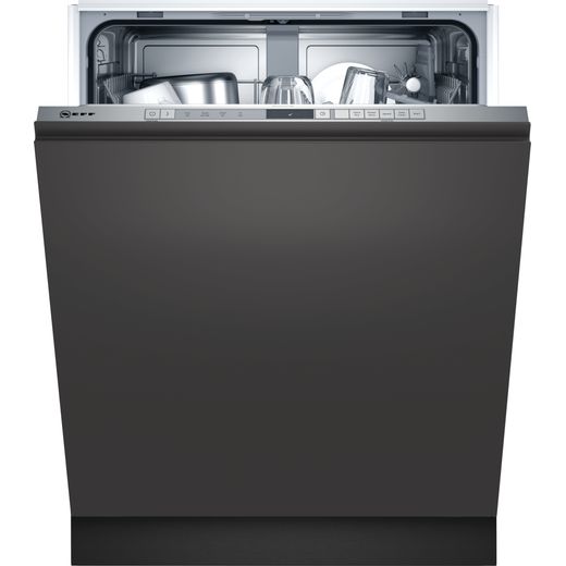 NEFF N30 S353ITX02G Fully Integrated Standard Dishwasher - Stainless Steel Control Panel - E Rated