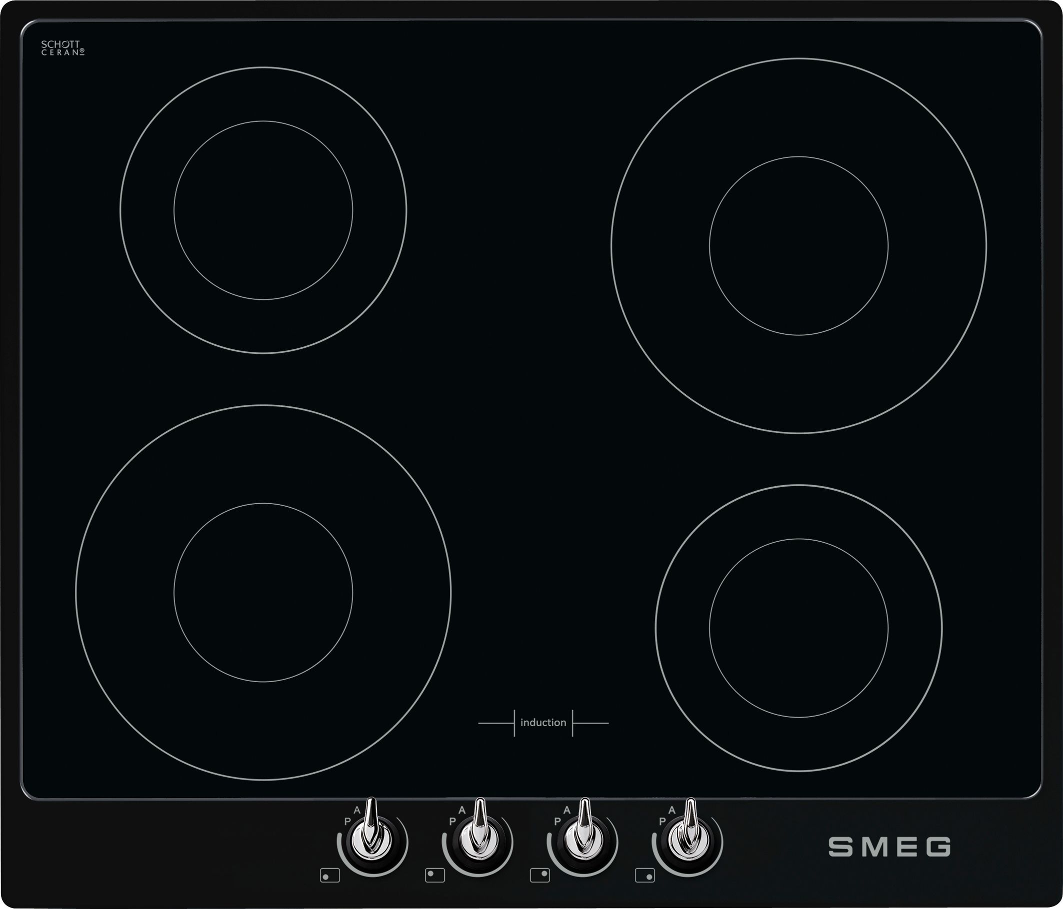 Smeg Victoria SI964NM 60cm Induction Hob - Black