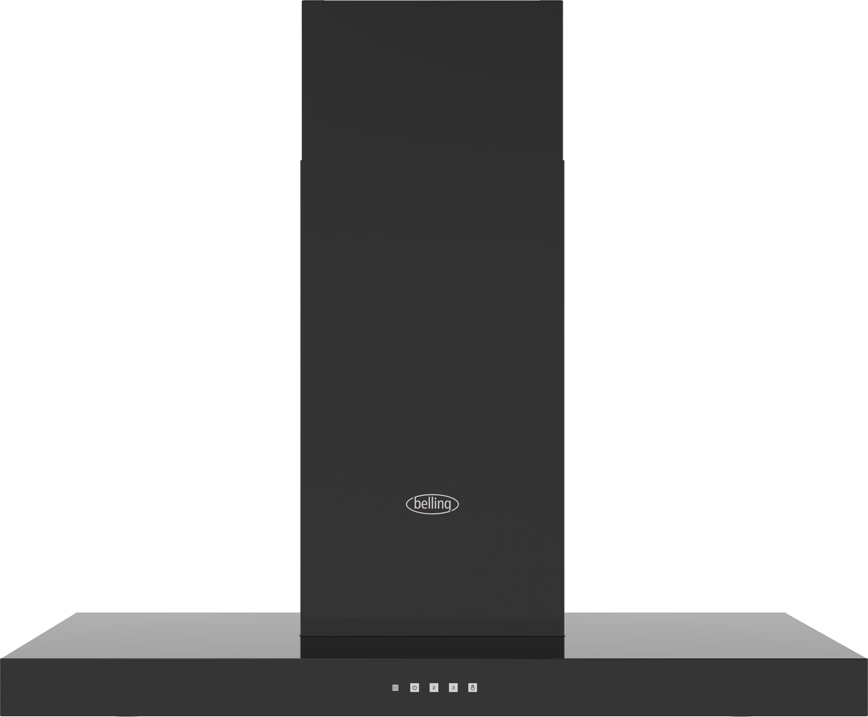 Belling 110cm Chimney Cooker Hood - Black - 580 m³/h Extraction