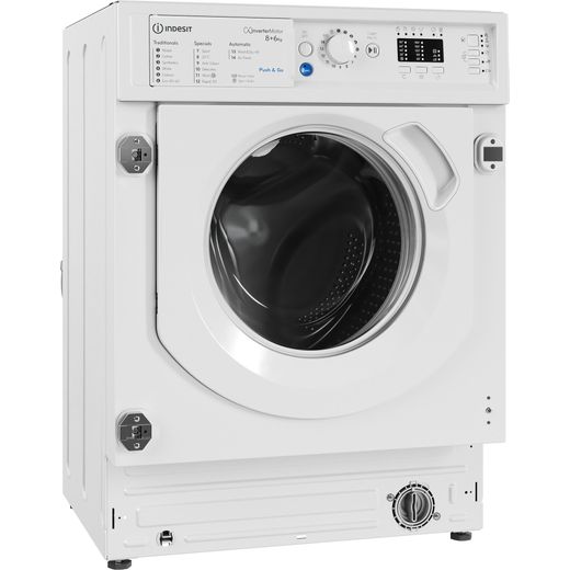 Indesit Integrated / Washer Dryer - White - Right perspective shot