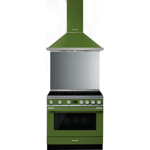 Smeg Portofino CPF9iPOG 90cm Electric Range Cooker with Induction Hob - Olive Green