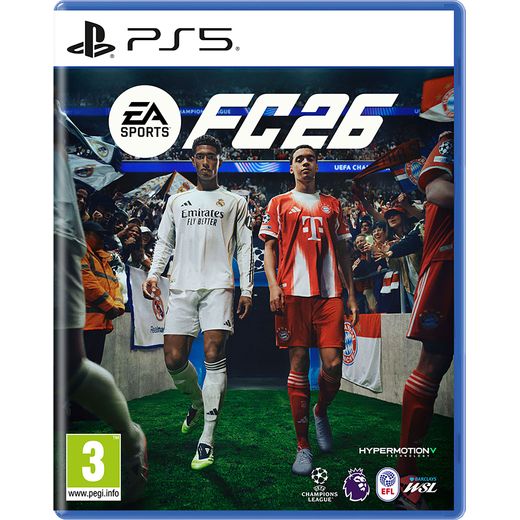 PlayStation 5 (Model Group – Slim) 1 TB with EA SPORTS FC™ 26 - White - pack shot