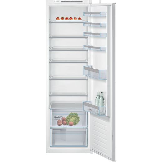 Bosch Serie 4 KIR81VSF0G Integrated Upright Fridge - Sliding Door Fixing Kit - White - F Rated