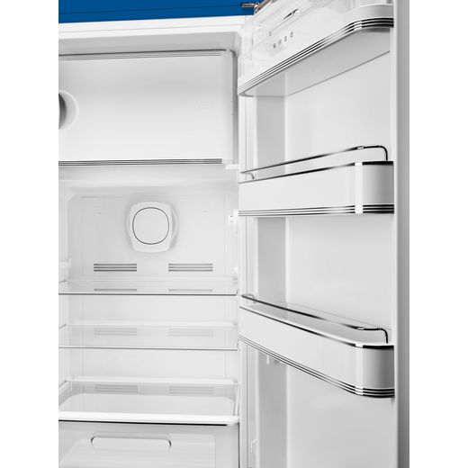 Smeg Right Hand Hinge FAB28RDUJ6 153cm High Small Fridge with Ice Box - Union Jack - Internal shot