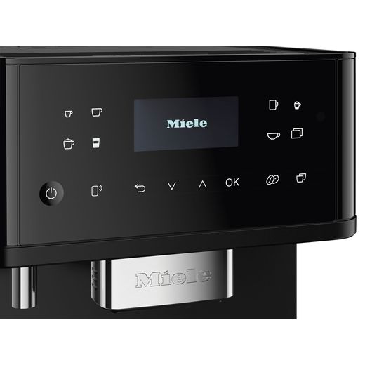 Miele CM6560 Coffee Machines Obsidian Black Pearl Finish - Control panel