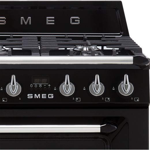 Smeg Victoria Dual Fuel Cooker - Black
