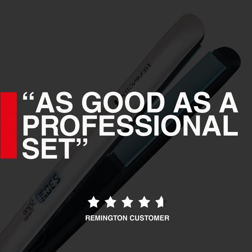 Remington S8500 Hair Straighteners - White / Blue - Annotation - Customer quote