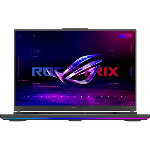 ASUS ROG Strix G18 Laptop - NVIDIA® GeForce RTX™ 5070, AMD Ryzen™ 9, 1TB SSD, 32 GB RAM - Black / Grey - Front shot