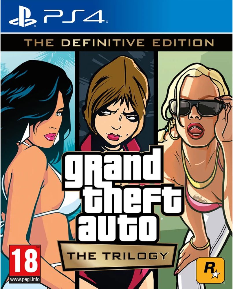 Rockstar Games Grand Theft Auto: The Trilogy - Definitive Edition PS4 Action Adventure Game