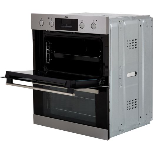 AEG Built Under Electric Double Oven - Stainless Steel