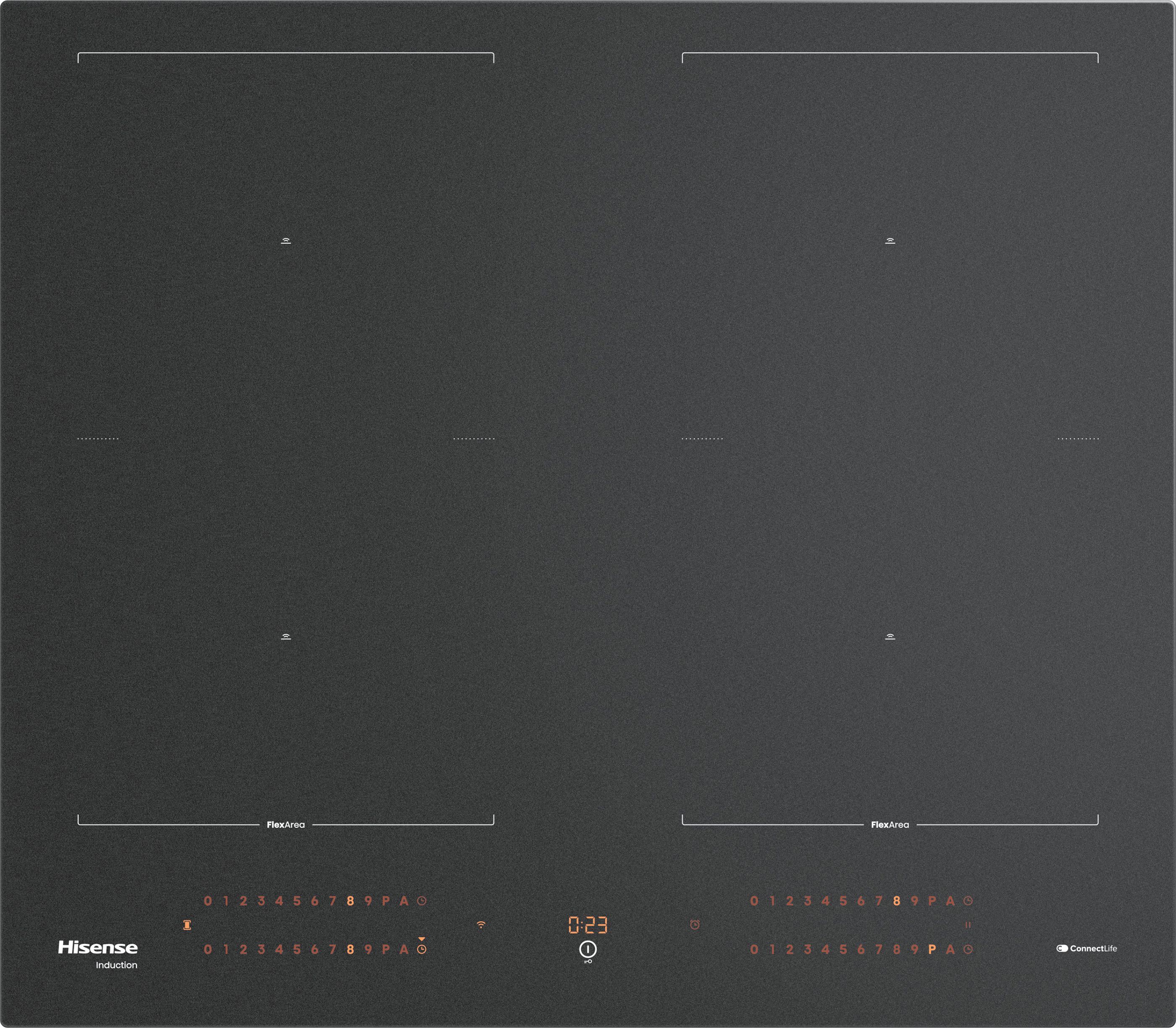 Image of Hisense Hi8 HI6443SRWF 60cm Induction Hob - Matt Black, Black