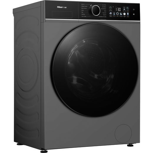 Hisense 3i KitchenFit Series WF3I1143BTL 11kg WiFi Connected Washing Machine with 1400 rpm - Titanium - right perspective shot