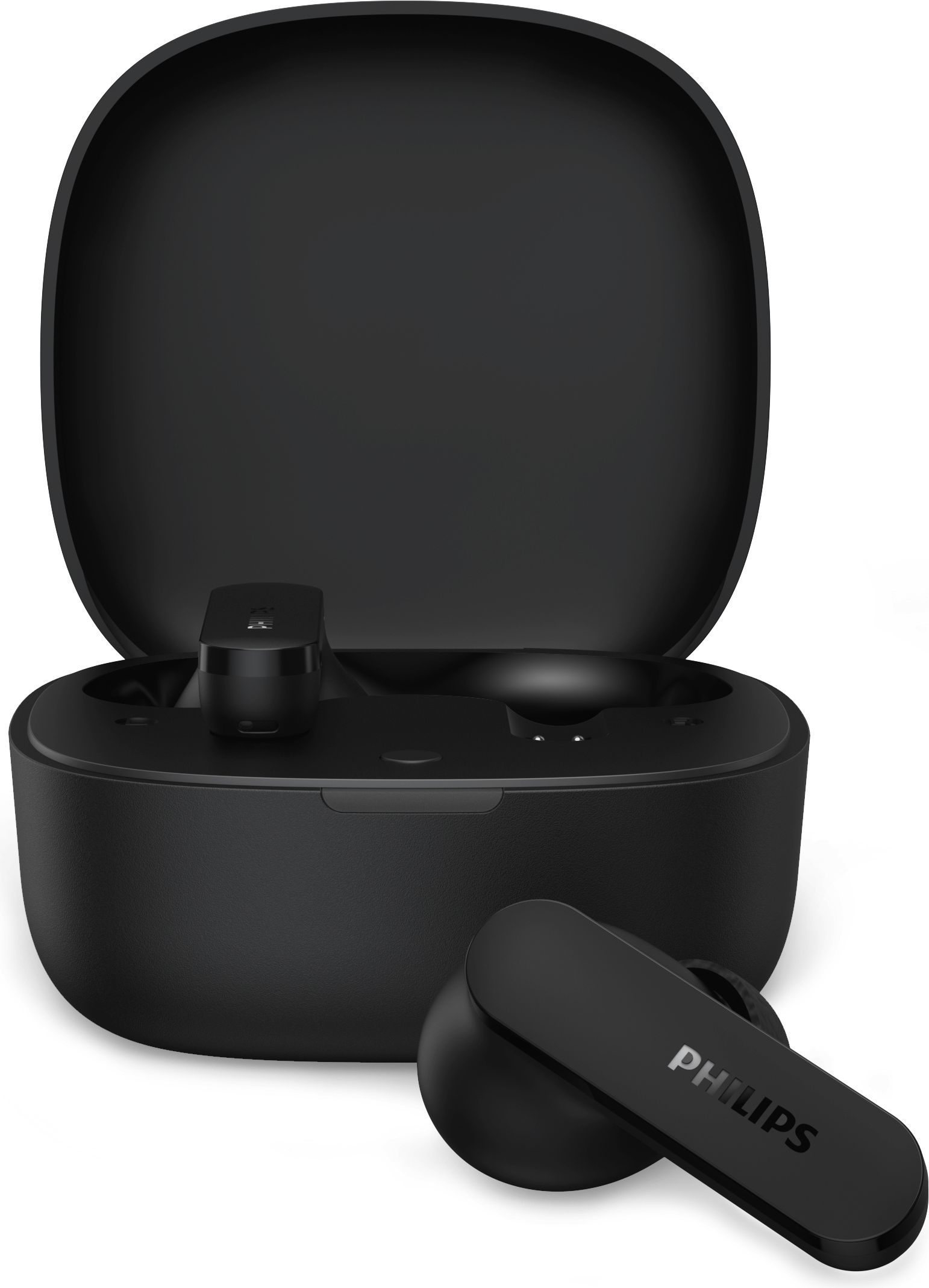 Philips TAT2100 True Wireless Stereo (TWS) Earbuds - Black, Black
